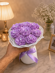 Crochet/Ribbon Bouquet