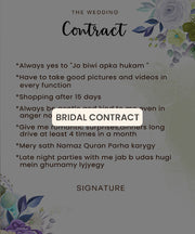 Bridal Contract