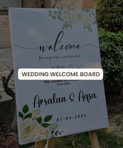 Wedding Welcome Board