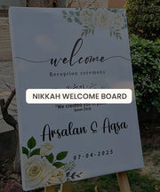 Nikkah Welcome Boards