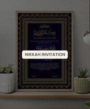 Nikkah Invitation Card
