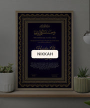 Nikah Certificate