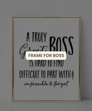 Frame for Boss