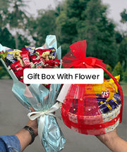Gift Box With Flowers