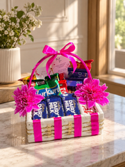 Pink Chocolate Gift Basket  GB-134