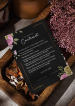 Load image into Gallery viewer, Wedding Bridal Contract With Black Design | BC-001
