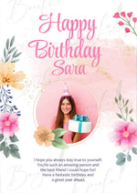 Load image into Gallery viewer, Happy Brithday Frame With Customized Name &amp; Picture | BFG-009
