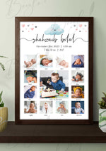 Load image into Gallery viewer, Customized Baby Milestone With Customized Collage | BM-002
