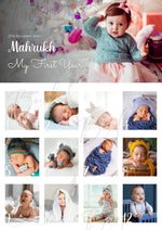 Load image into Gallery viewer, Customized Baby Milestone For Frist Year | BM-004
