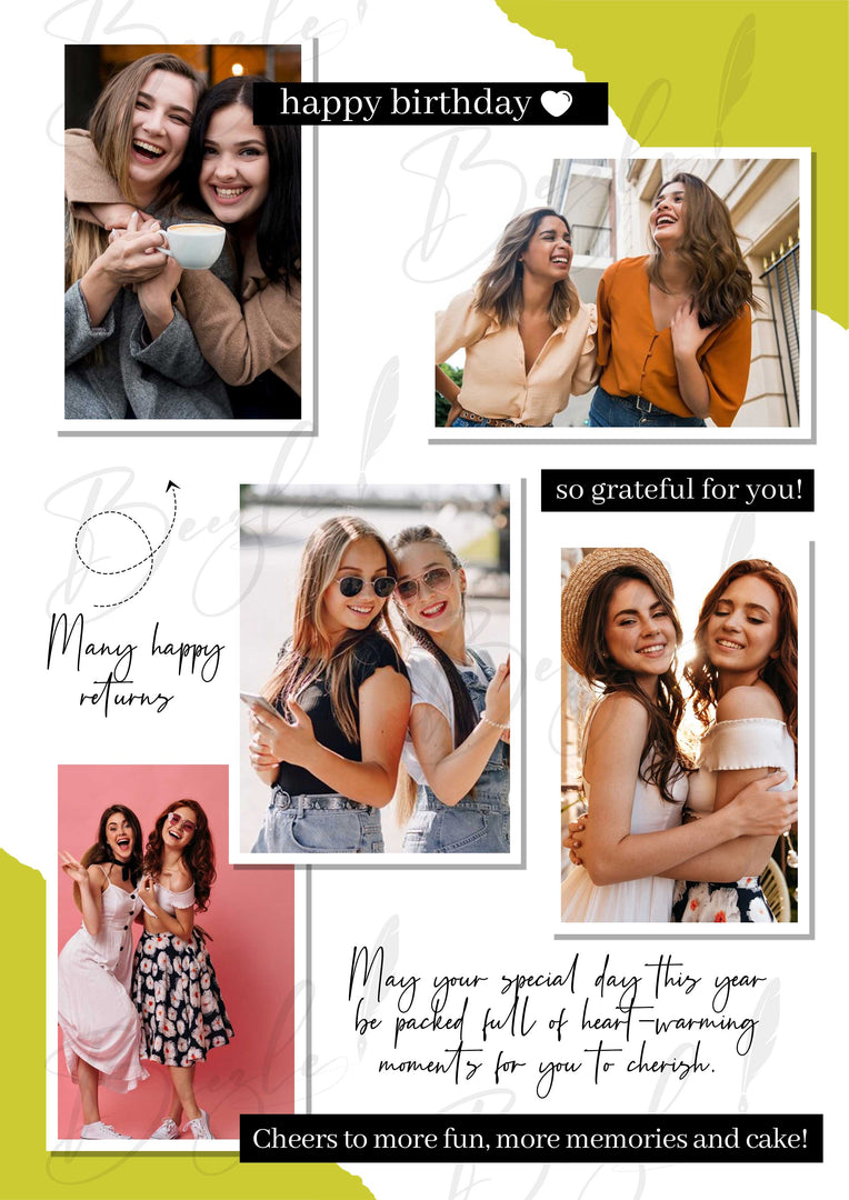 Best Friend Frame With Beautiful Collage | FFBF-006