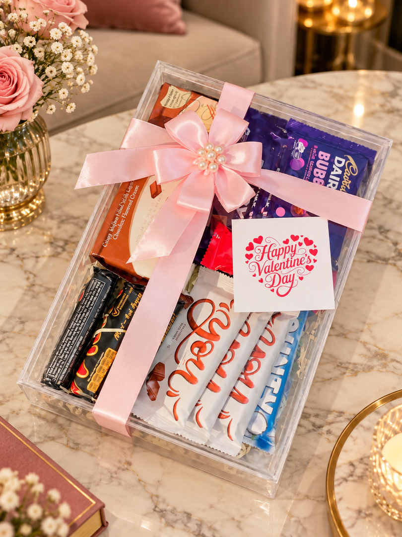 Stylish Acrylic Snacks Gift Box | GBO-029