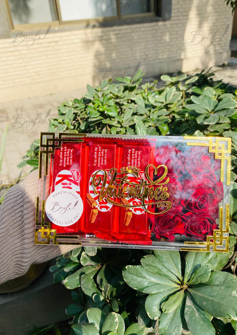 Valentine Delight Acrylic Gift Box | GBO-187