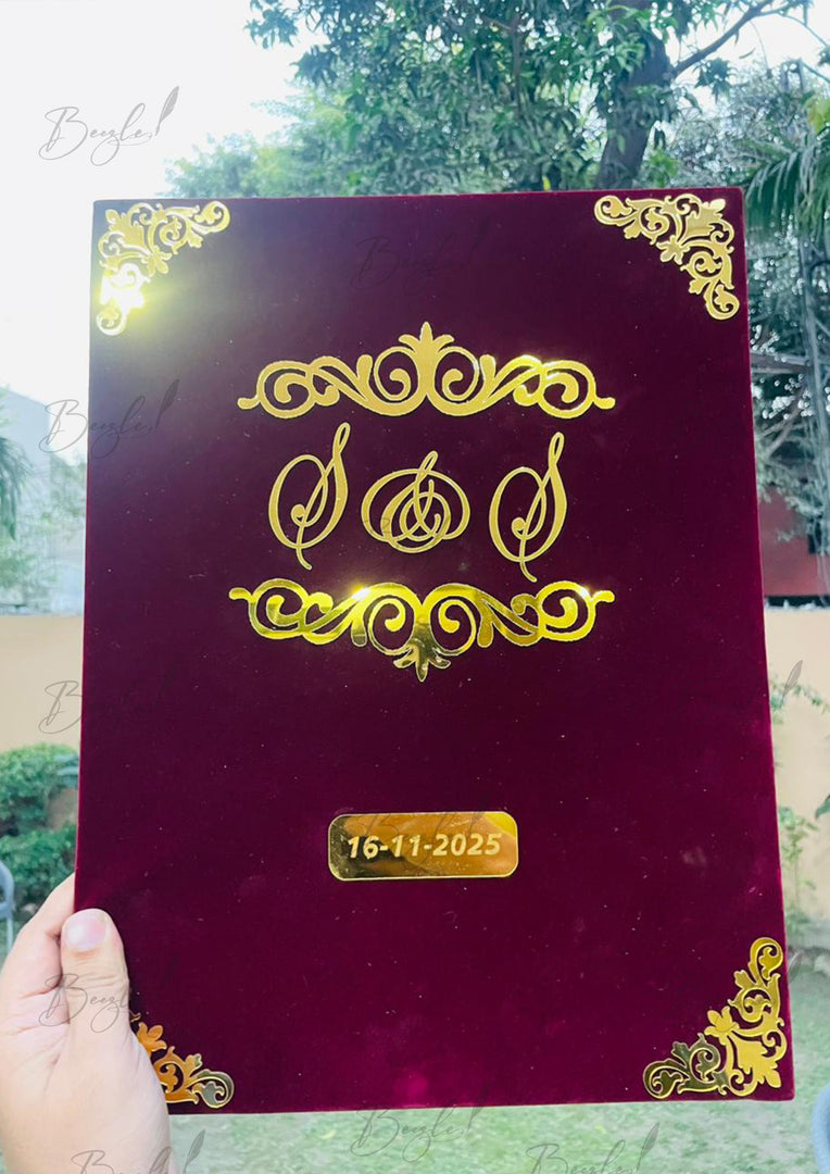 Majestic Record Nikah Booklet | NB-052
