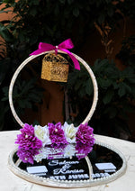 Load image into Gallery viewer, Elegant Customized Nikkah Ring Tray | NT-027
