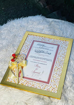 Load image into Gallery viewer, Golden Nikah Signing Set | DEL-159

