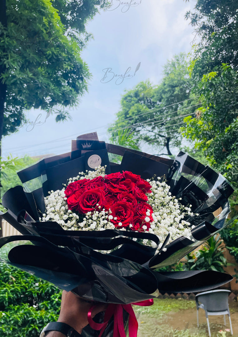 Luxury Red Rose Bouquet | BCG-130