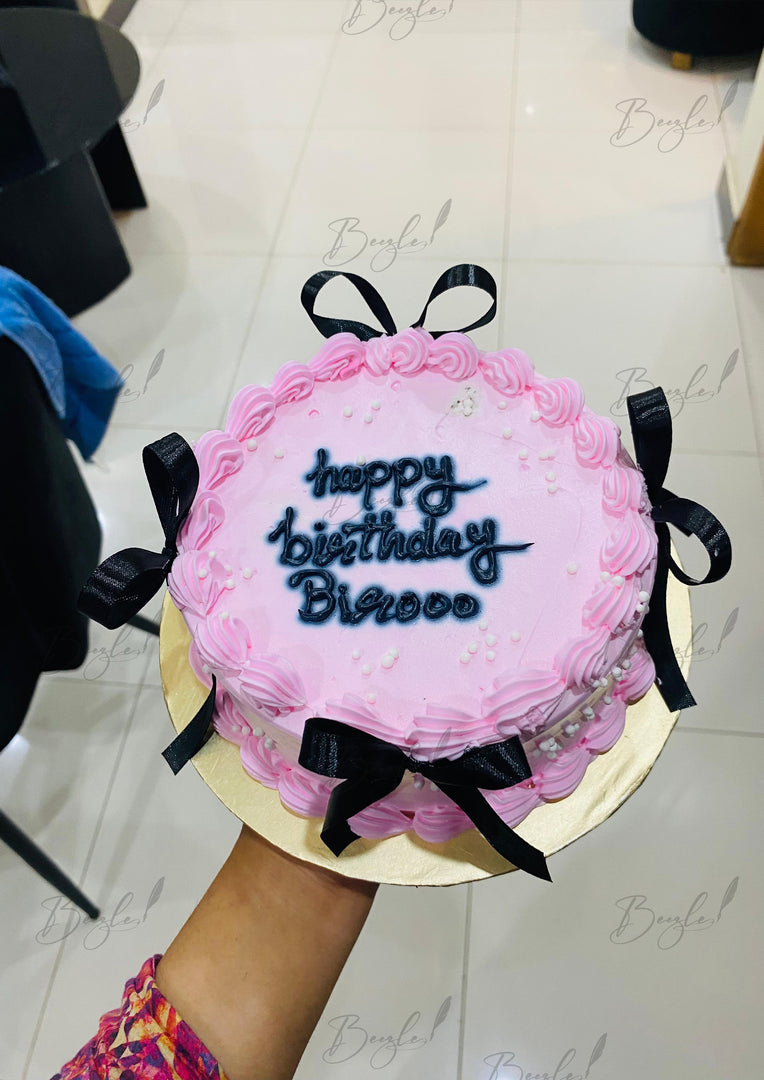 Pink Birthday Cake for Girls | GC-075
