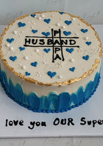 Load image into Gallery viewer, Super Dad &amp; Husband Celebration Cake | GC-035
