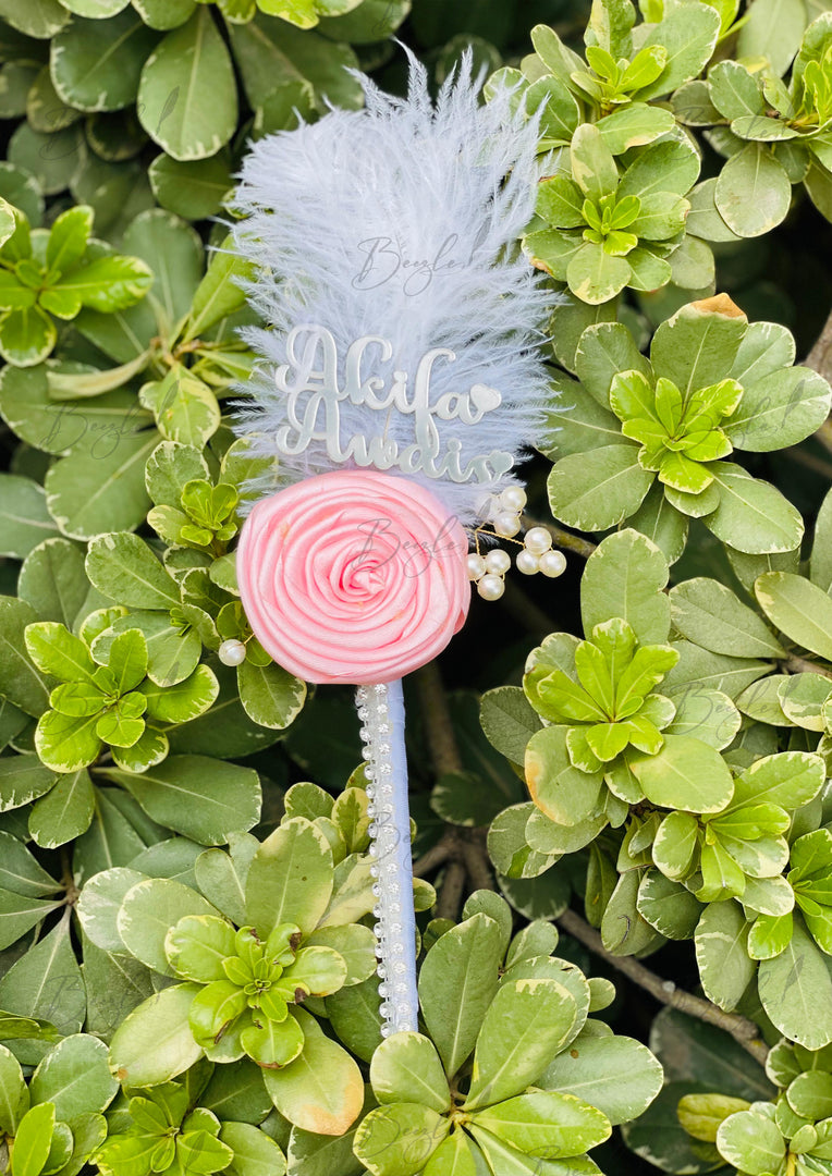 Customized Nikah Pen With Name & Feather | PEN-39