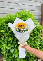 Load image into Gallery viewer, Sunflower &amp; Baby’s Breath Bouquet | BCG-163
