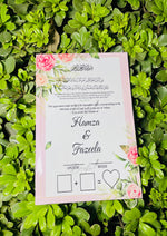 Load image into Gallery viewer, The Nikah Frame With Customized Name &amp; Arabic Ayat | NC-170
