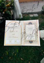 Load image into Gallery viewer, Nikkah Booklet With Nikah Certificate Thumb impression
