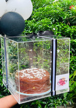 Load image into Gallery viewer, Black Balloon Cake Surprise Box | CB-001
