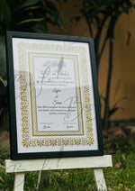 Load image into Gallery viewer, Nikah Certificate With Beautiful Design| NC-125
