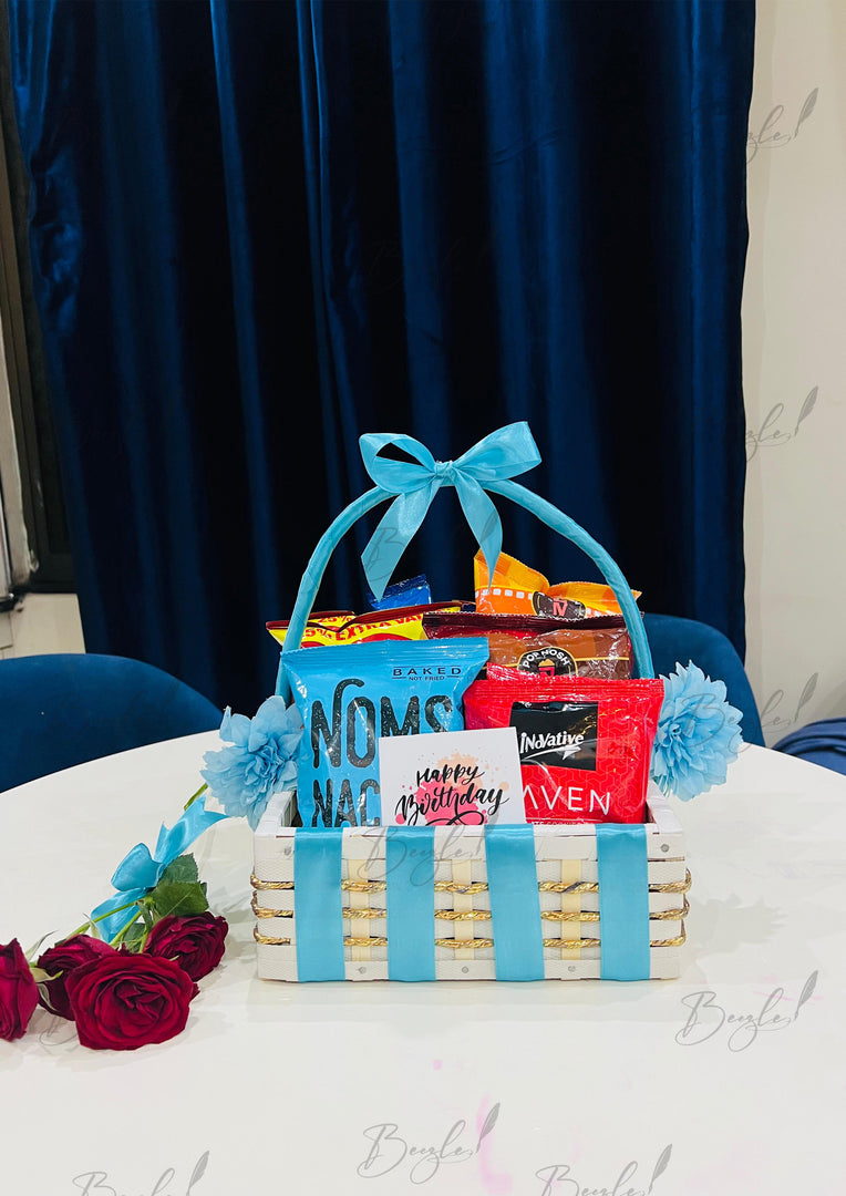 Blue Snack Basket Gift | GB-167