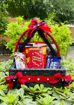 Load image into Gallery viewer, Snack Basket Gift – Red &amp; Black Themed | GB-185
