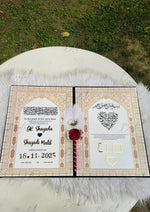 Load image into Gallery viewer, Maroon Majesty Nikah Booklet | DEL-160
