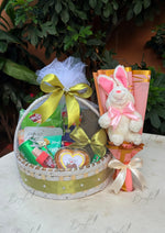 Load image into Gallery viewer, Bunny Bliss Gift Basket | GDEL-112
