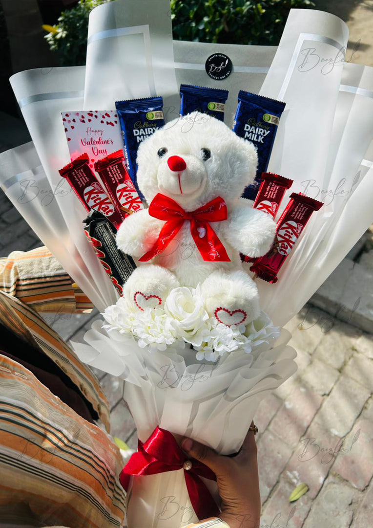 Teddy & Chocolate Love Bouquet | BCG-159