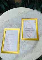 Load image into Gallery viewer, Dual Nikah Certificate Set | DEL-142

