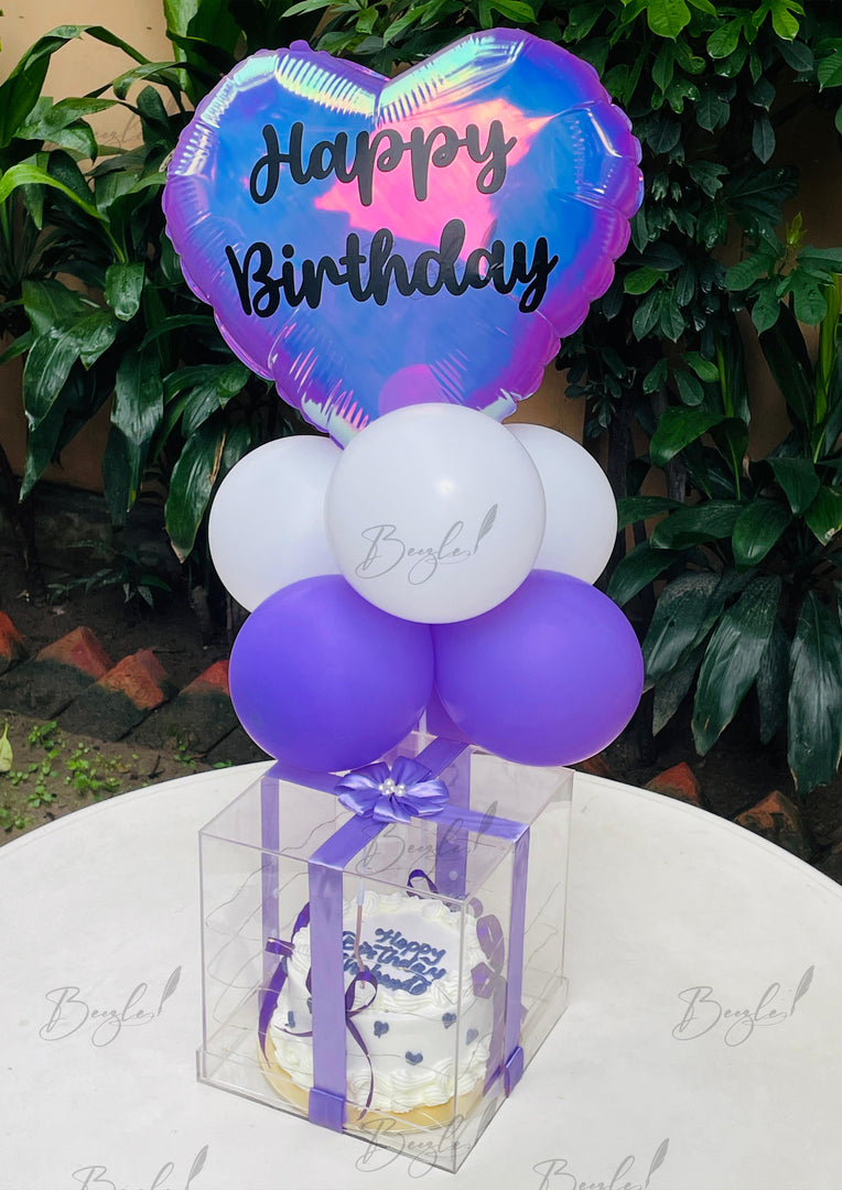 Birthday Balloon Cake Gift Box | CB-007