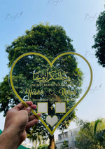 Load image into Gallery viewer, Heart Acrylic Thumb Board | NAF-025
