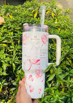 Load image into Gallery viewer, Floral Quencher Tumbler | TBR-005
