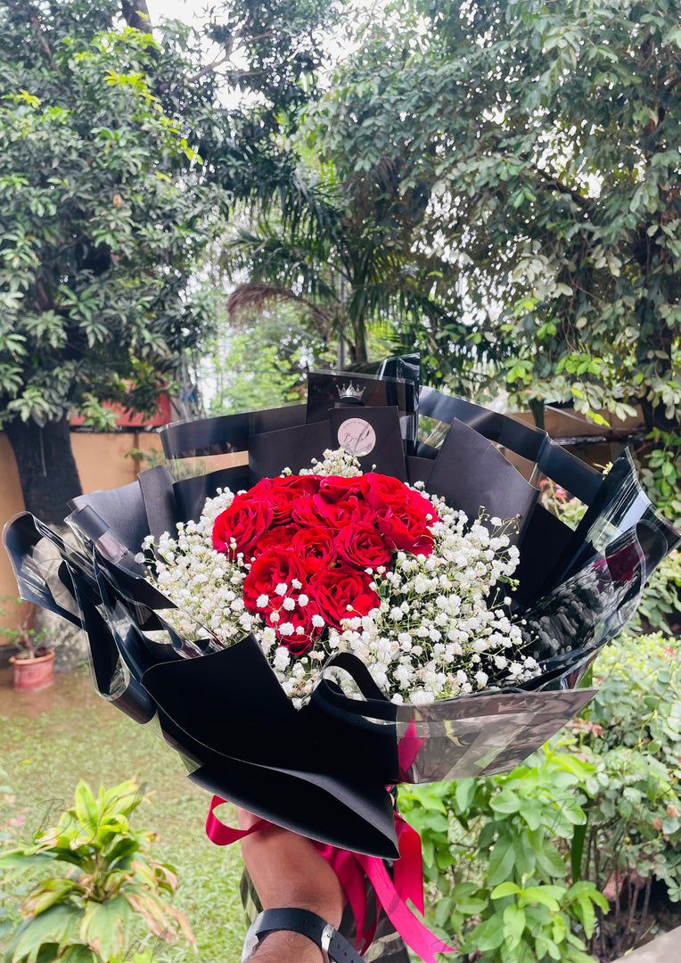 Luxury Red Rose Bouquet | BCG-130