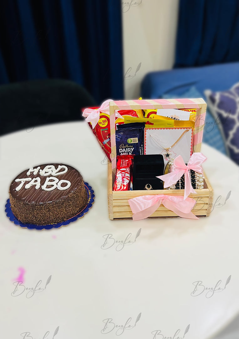 Romantic Surprise Set with Cake & Balloons | GDEL-143
