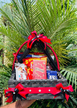 Load image into Gallery viewer, Snack Basket Gift – Red &amp; Black Themed | GB-185
