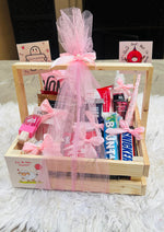 Load image into Gallery viewer, Pink Sweet Treat Gift Basket | GB-150
