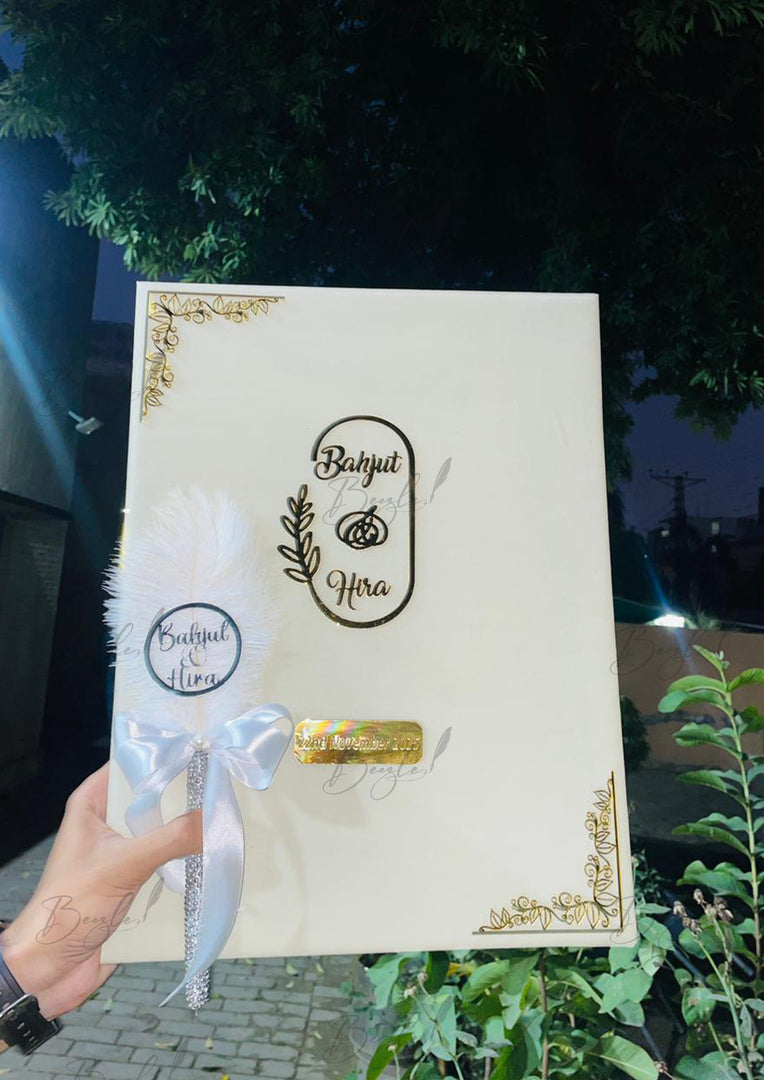 White Harmony Booklet | DEL-148