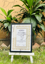 Load image into Gallery viewer, Nikah Certificate With Beautiful Design| NC-125
