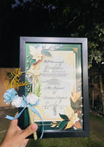 Load image into Gallery viewer, Artistic Nikah Frame | DEL-173