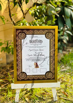 Load image into Gallery viewer, The Nikah Certificate Attractive Dark Maroon &amp; Golden Design | NC-152
