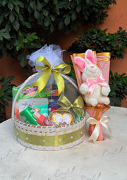 Bunny Bliss Gift Basket | GDEL-112