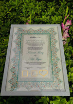 Load image into Gallery viewer, Premium Nikah Certificate With Classic Border Design | NC-051
