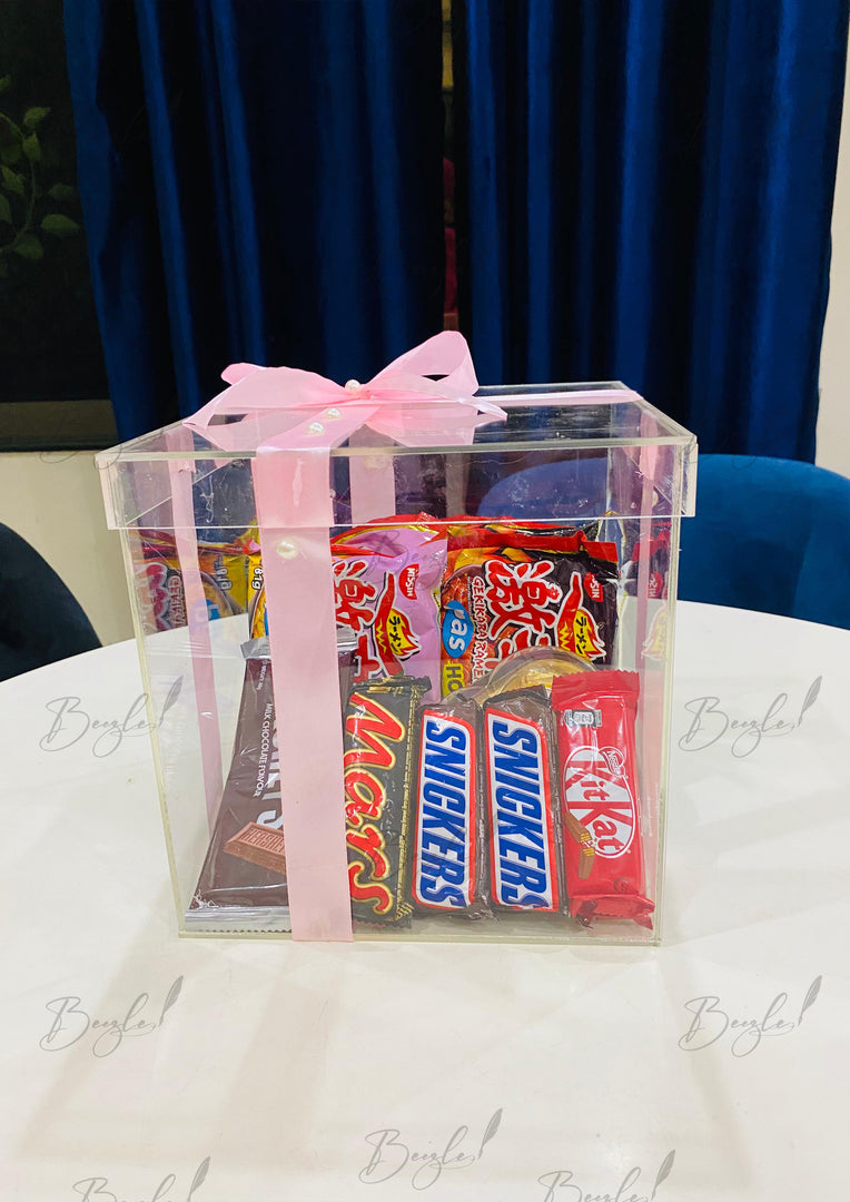 Transparent Assorted Chocolate Gift Box | GBO-091