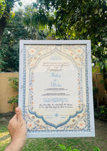 Load image into Gallery viewer, Custom Nikah Certificate Frame | NC-186
