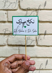 Customized Qubool Hai Toppers